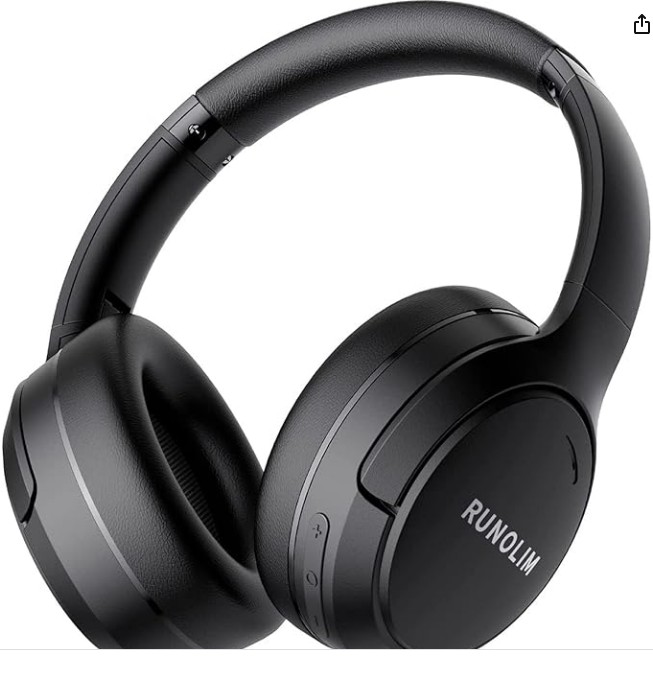 RUNOLIM Hybrid Active Noise Cancelling Headphones Bluetooth Wireless